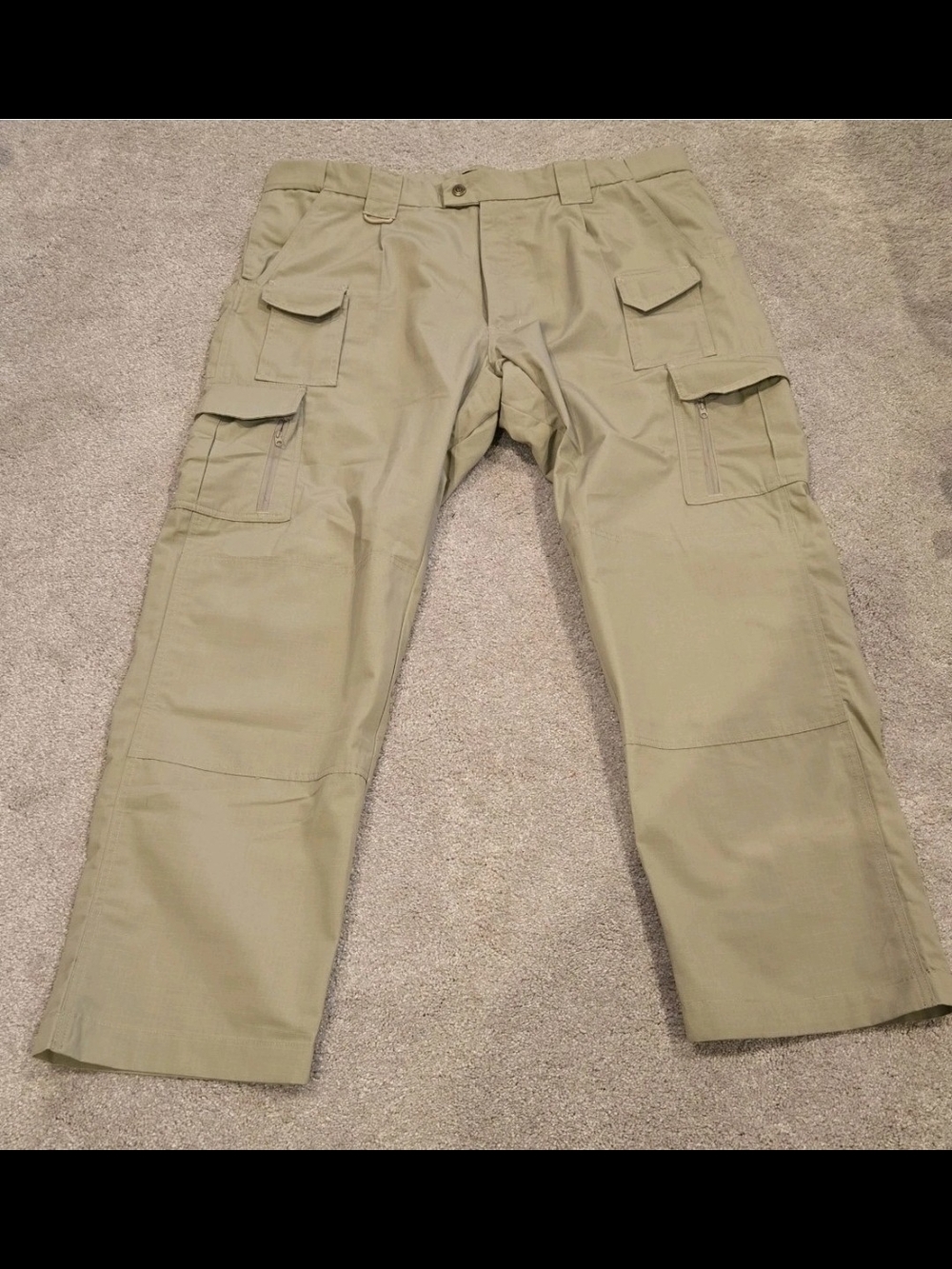 Men's Cargo Pants in Khaki - Durable Utility Workwear